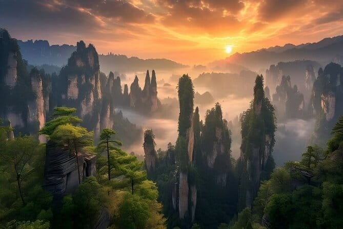 1 Day Avatar Mountain & Fores Park Group Tour with VIP Access - Tianzi Mountain, cloud seas, and Imperial Brush Peaks