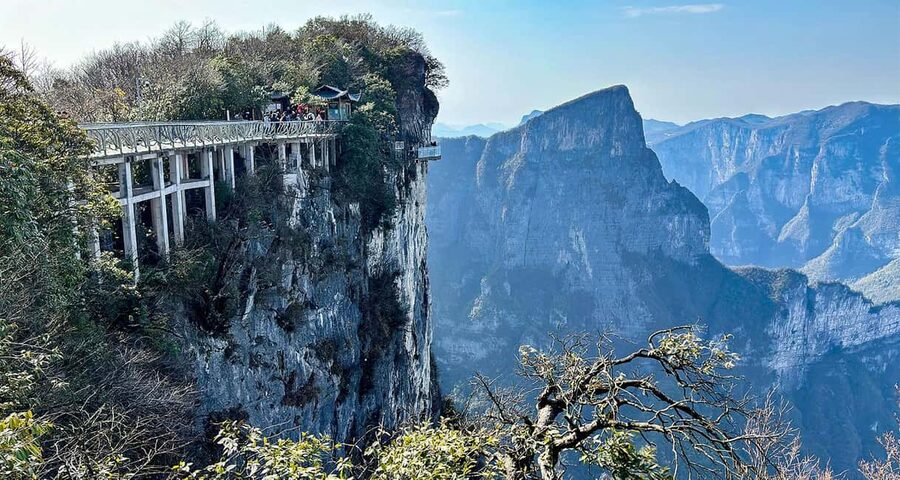 2-Day Avatar Mountain, Glass Bridge, and Mt. Tianmen Tour - Day two at the Glass Bridge and Grand Canyon