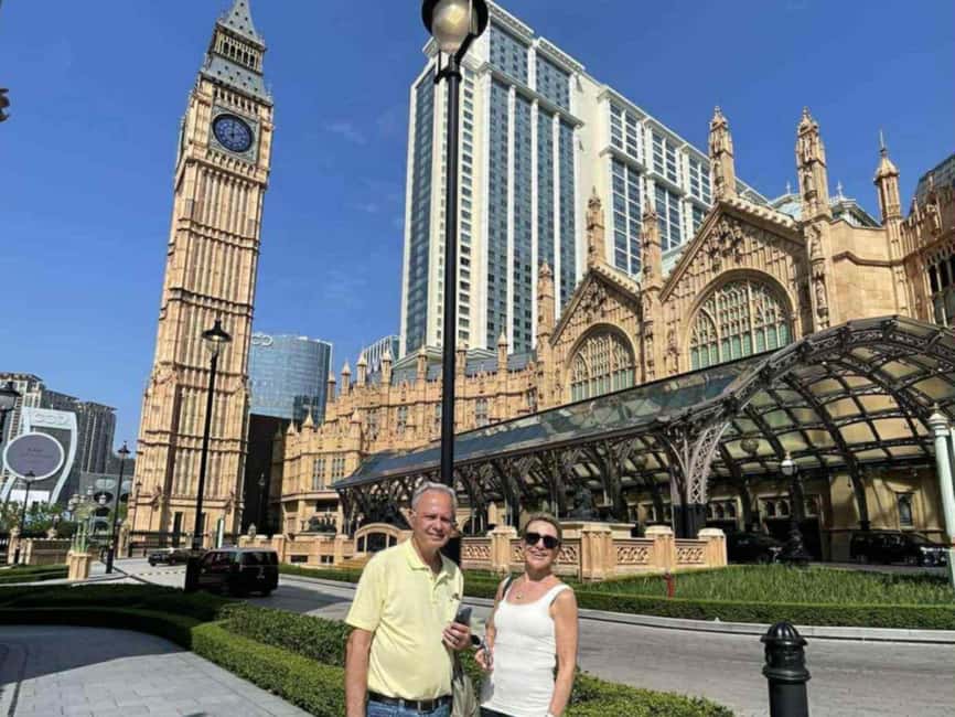 A Perfect Day in Macau: A Walking Tour from Ruins to Casinos - The Venetian, The Parisian, and The Londoner