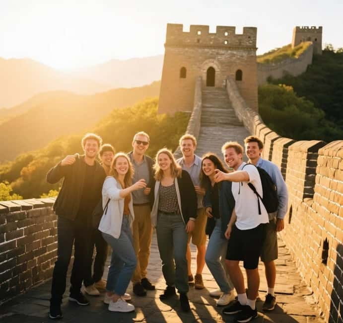 Afternoon Sightseeing Bus Guided Tour to Mutianyu Great Wall - Entering Mutianyu with the scenic-area shuttle