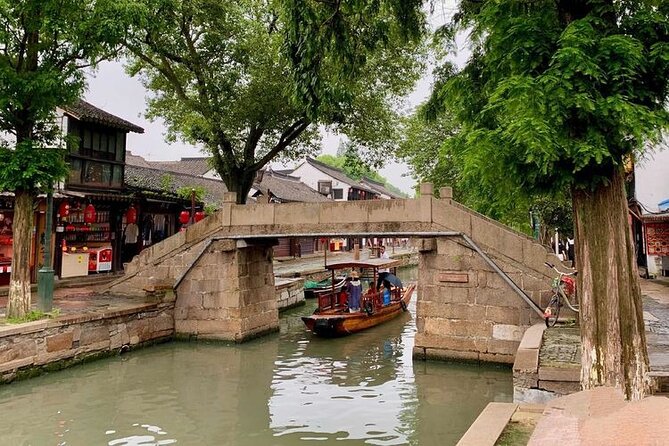 All-inclusive Half-day Private Tour To Zhujiajiao Water Town - The boat ride through Zhujiajiao’s waterways