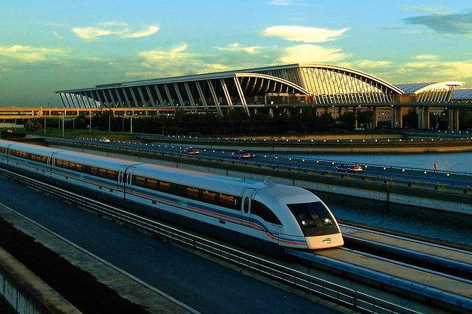 Arrival Transfer by High-Speed Maglev Train: Shanghai Pudong International Airport to Hotel - Walking from arrivals to the Maglev platform