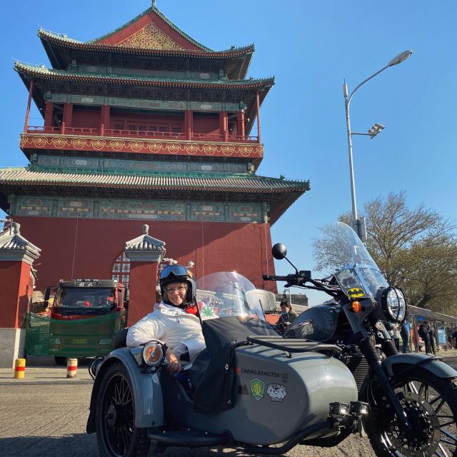 Beijing: 4 hours Discover City by Sidecar - Food and a break near Yongding Gate