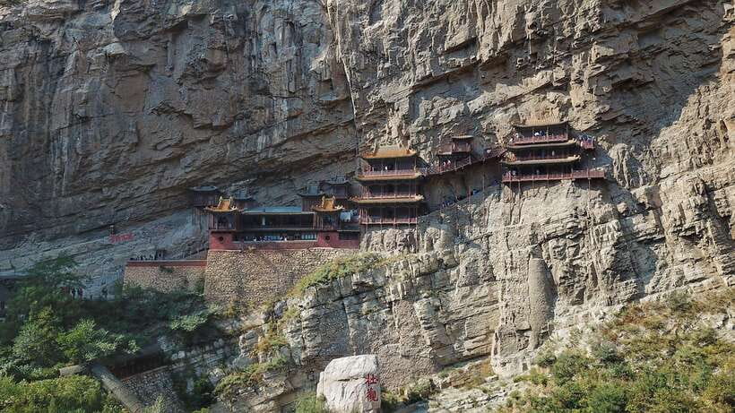 Beijing:Bullet Train Tour to Hanging Temple&Yungang Grottoes - The Hanging Temple, built into the cliff
