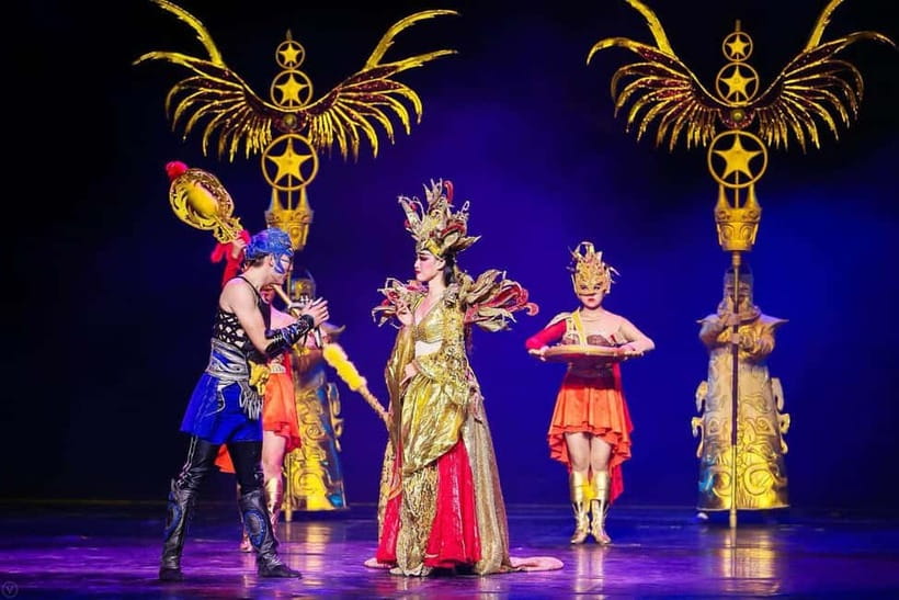 Beijing:Golden Mask Dynasty（Oriental Mythology）Show Tickets - Collecting your ticket at Happy Valley Plaza Theater