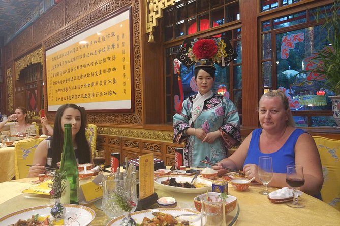 Beijing Imperial Dining Experience at Bai Jia Da Yuan Restaurant with Houhai Lake Bar Tour - Timing, language, and practical details