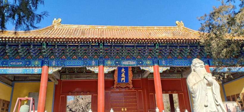 Beijing lama Temple Or Confucius Temple Tickets Reservation - Walking three minutes to Confucius Temple