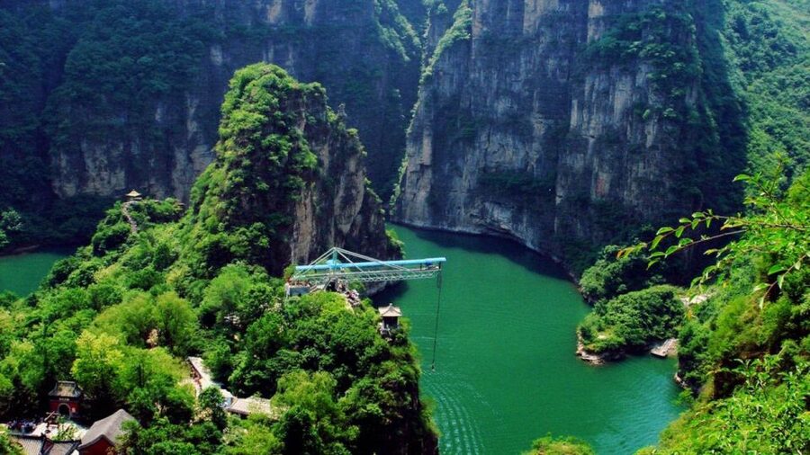 Beijing: Longqing Gorge, Ming Tombs & Lunch Private Day Tour - Moon Island and the quiet side of the gorge