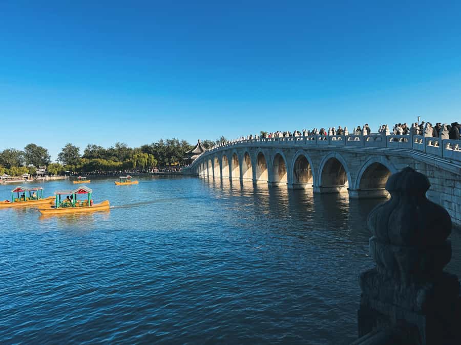 Beijing: Mutianyu Great Wall & Summer Palace Day Tour - The ride to the Summer Palace