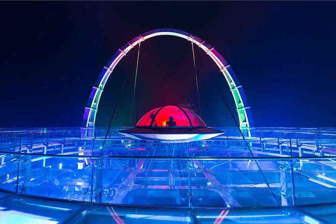 Beijing Shilingxia Glass Bridge Tour: Transfer or Guide Service - The glass UFO above Shilingxia Gorge