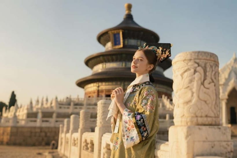 Beijing: Temple of Heaven Hanfu Photography with Ticket - Meeting at the North Gate or Wanqiao Station