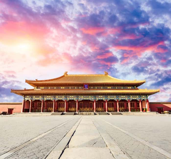 Beijing: Tianmen Square, Forbidden City Group Walking Tour - Golden roofs, carved details, and imperial symbols