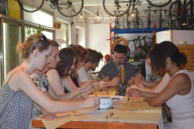 Beijing Wangfujing Calligraphy Class by Forbidden City - From practice strokes to a finished character