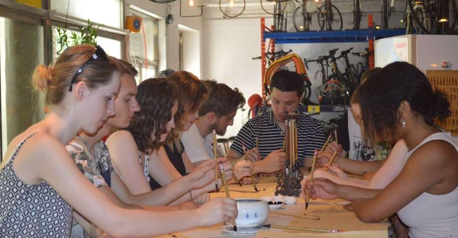 Beijing Wangfujing Calligraphy Class Nearby Forbidden City - Finding the Sun World Dynasty Hotel