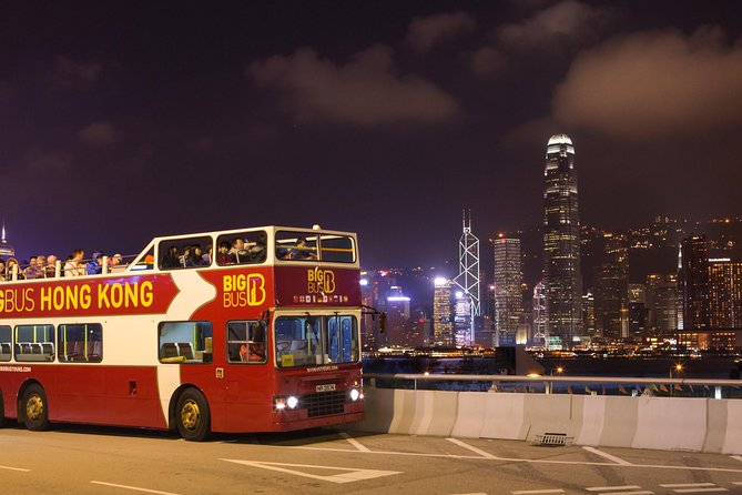 Big Bus Hong Kong Panoramic Night Tour by Open-Top Bus - Nathan Road, Kowloon Park, and the Coliseum