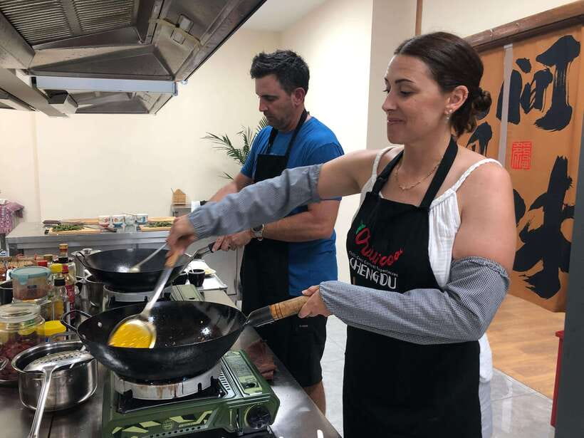 Chengdu: Cooking Class with Fresh Market Half Day Experience - What you eat at the end