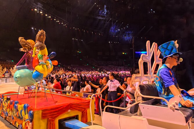 Chimelong International Circus Ticket with Transfer - Choosing standard, first-class, or VIP seating