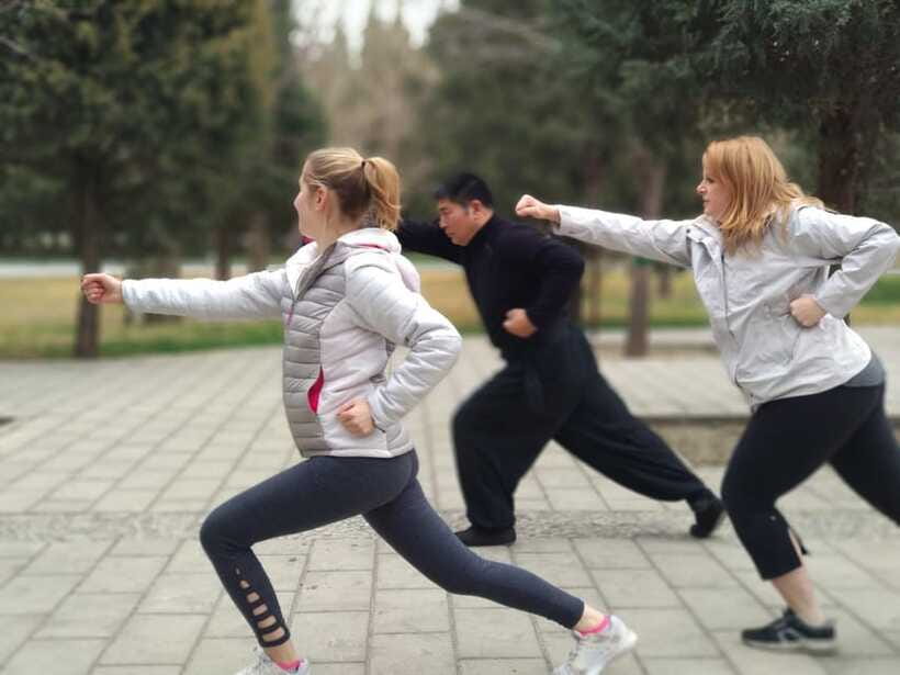 Chinese Kung Fu Experience Class in Beijing - The Temple of Heaven park setting