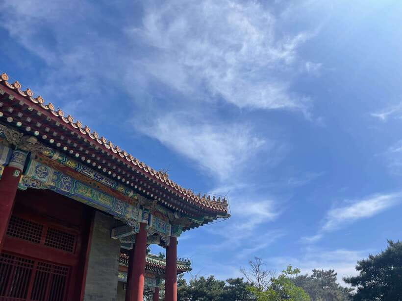 Chinese Kungfu class in old temple beside Forbidden Ci - Adding a Chinese tea ceremony