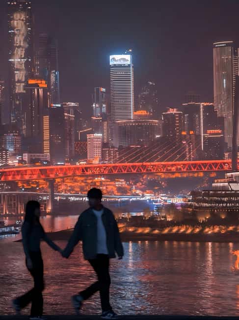 Chongqing deep explore & private car service including meals - Temples, a sky bridge, and old Embassy Street