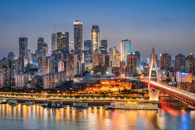 Chongqing: Magic Night View and Secret Viewing Spots Tour - The final viewpoint, 30 minutes to put the city together