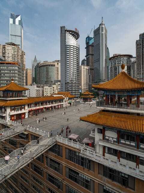 Chongqing Private City Tour: Must-Sees All-in-One - Danzishi turns the day toward the lights