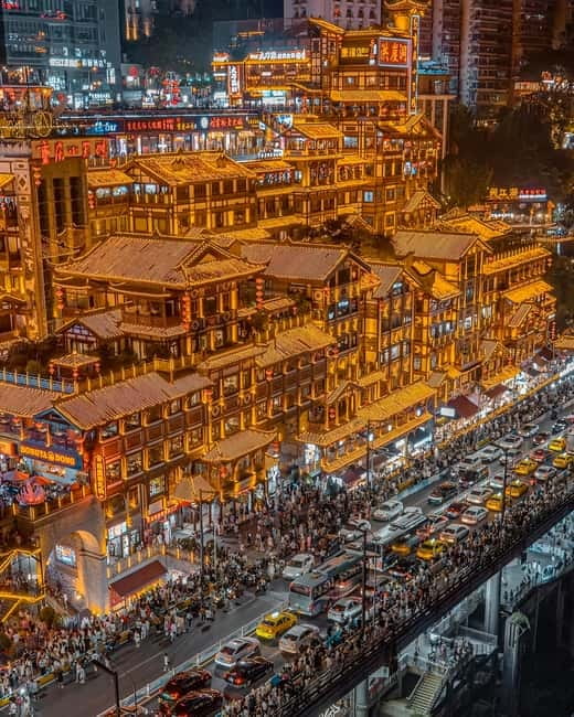 Chongqing: Trendy Spots, Cableway & Ferry Private Tour - Raffles City and Chongqing’s vertical scale