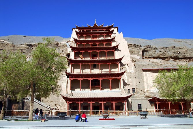 Dunhuang Private Silk Road Day Tour: Mogao Caves, Crescent Spring - Crescent Moon Pool: a spring among the dunes
