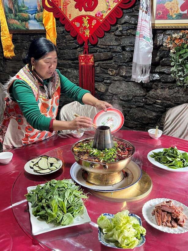 From Chengdu: Tibetan Village Live as a Tibetan Day Tour - The old stone lanes and Mani walls