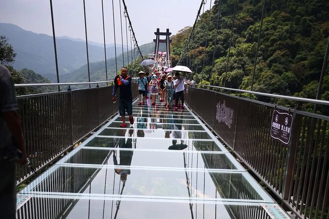 From Guangzhou to Gulong Gorge and waterfall -Nature & Adventure - The Glass Skywalk at Gulong Gorge