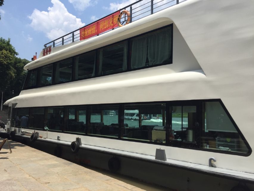 From Guilin: 4 Star Luxury Li River Cruise with Buffet Lunch - Four hours between karst peaks