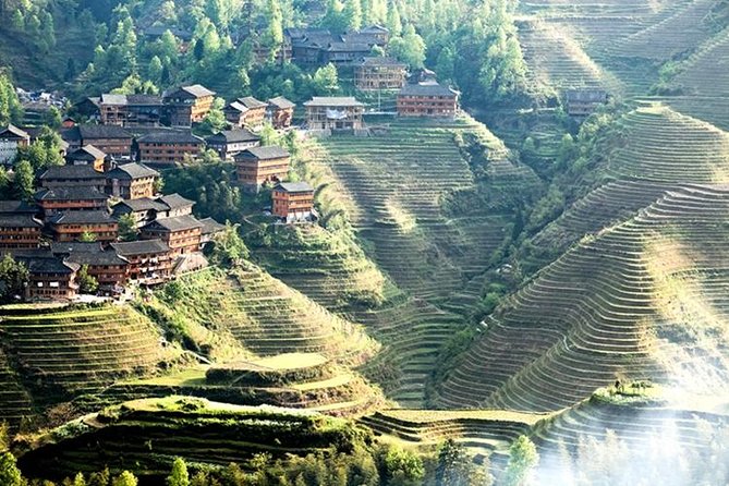 From Guilin/Yangshuo: Longji Rice Terraces and Ethnic Minority Village Day Tour - Timing, walking, and weather
