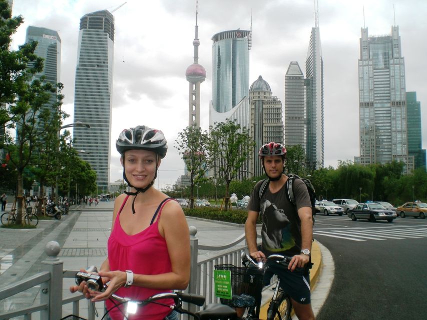 Full-Day Shanghai Classic Bike Tour - Old streets beside Shanghai’s new towers