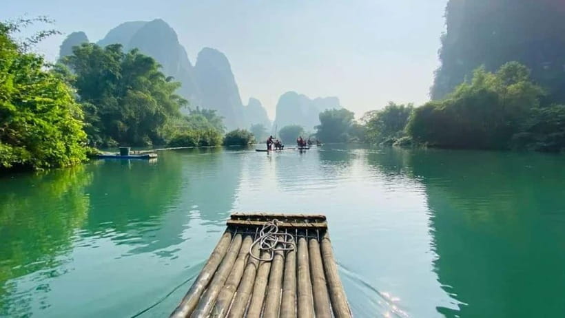 Guilin: 1-Day Cave, Xianggong Hill, Bamboo Boat & Show - Xianggong Hill and the Li River view