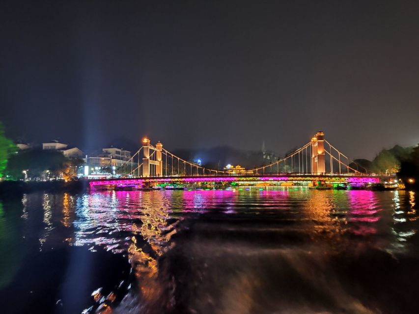 Guilin: Four Lakes Night Cruise with Round-trip Transfer - The English-language limitation
