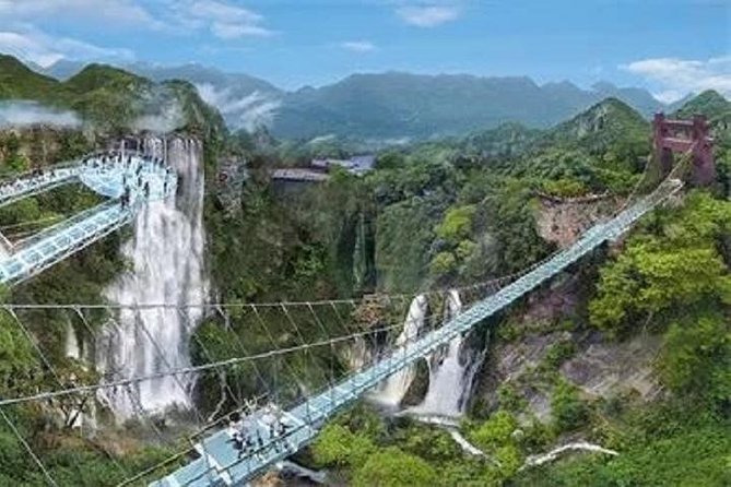 Gulong Gorge Skywalk Glass Bridge and Waterfall View Private Tour - Key points before you book