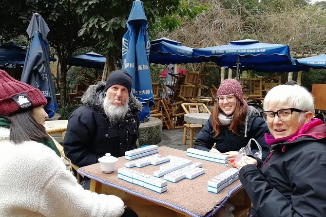 Half-day Private Mahjong course in Local Tea House - Walking through a Sichuan spice market