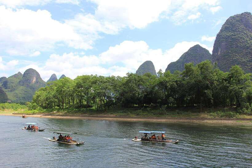 Highlights from Guilin to Yangshuo Full Day Private Tour - Route 2 replaces the cave with rice fields and Zhuangyuan Bridge