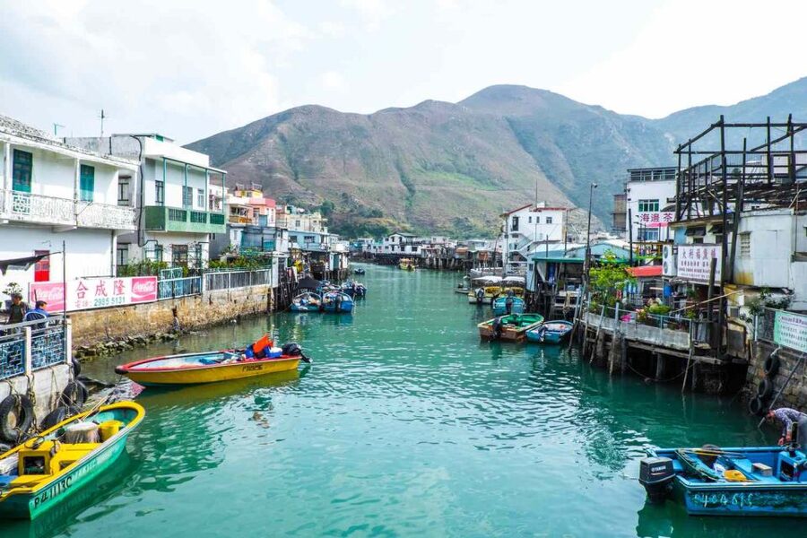 Hong Kong: Dolphin Cruise, Big Buddha & Lantau Island Tour - Searching for dolphins off Lantau