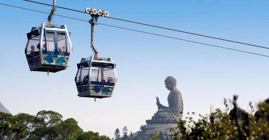 Hong Kong: Dolphin Cruise, Big Buddha & Lantau Island Tour - The Big Buddha and Po Lin Temple