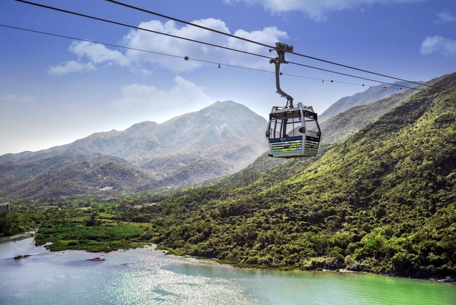 Hong Kong: Ngong Ping 360 Cable Car, Tai O & Big Buddha Tour - Ngong Ping Village before the major sights