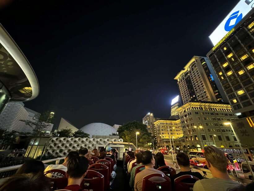 Hong Kong: Panoramic Night Tour of Kowloon by Open-top Bus - Is $39 good value for one hour?