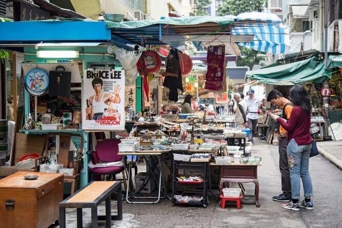 Hong Kong Street Food Tour with Locals - Dim Sum, Wonton & more - Bonham Strand West and the city’s trade story