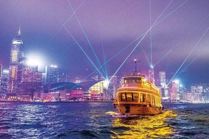 Hong Kong Victoria Harbour Sightseeing Cruise Tickets - Evening sail, sea air, and the open bar