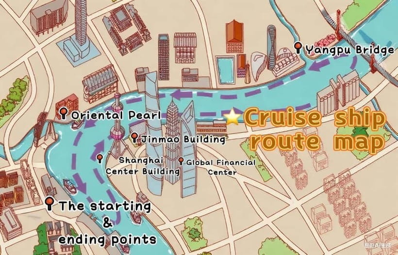 Huangpu Night Cruise: Cozy Vibe & Modern Shanghai Glow - Holiday lights and nearby winter stops