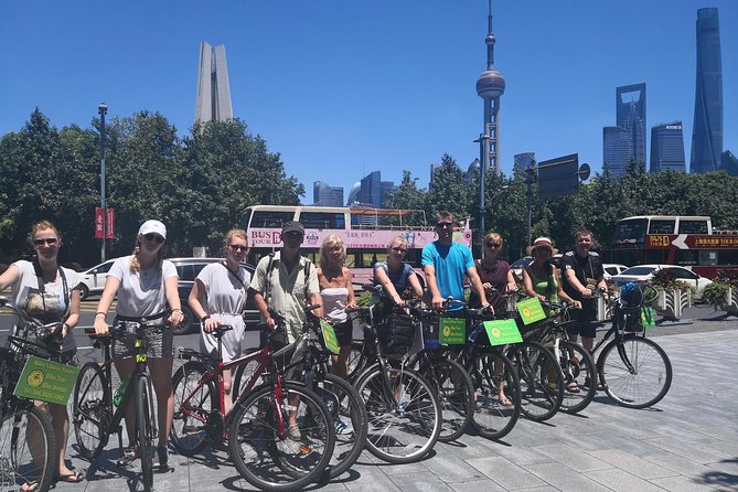 HuangPu River Ferry Boat & Highlights Bike Tour With Local Lunch - Starting near Hongkou and settling onto the bike