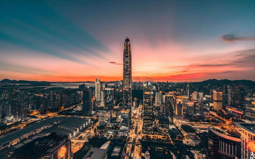 Iconic Shenzhen Skyscraper - Ping An Finance Center - Reading Shenzhen in four directions