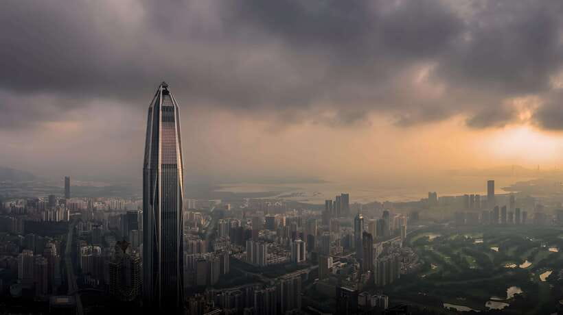Iconic Shenzhen Skyscraper - Ping An Finance Center - Finding the ticket before going upstairs