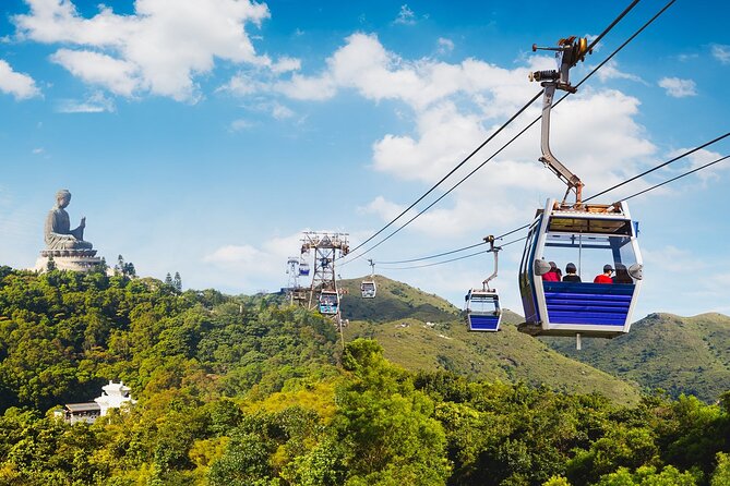 Lantau Island Day Trip - Big Buddha & Tai O - Ngong Ping 360 and the approach to the Buddha