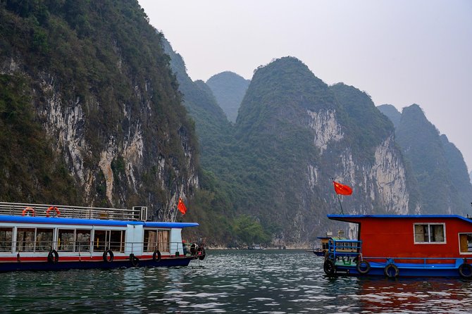 Li River Cruise with bamboo Rafting & Xianggong Hill Private Tour - Fuli Bridge and the upper Yulong River